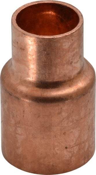 Mueller Industries - 3/4 x 1/2" Wrot Copper Pipe Reducer Coupling - C x C, Solder Joint - Americas Industrial Supply
