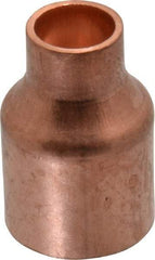 Mueller Industries - 3/4 x 3/8" Wrot Copper Pipe Reducer Coupling - C x C, Solder Joint - Americas Industrial Supply