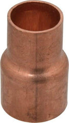Mueller Industries - 1 x 3/4" Wrot Copper Pipe Reducer Coupling - C x C, Solder Joint - Americas Industrial Supply
