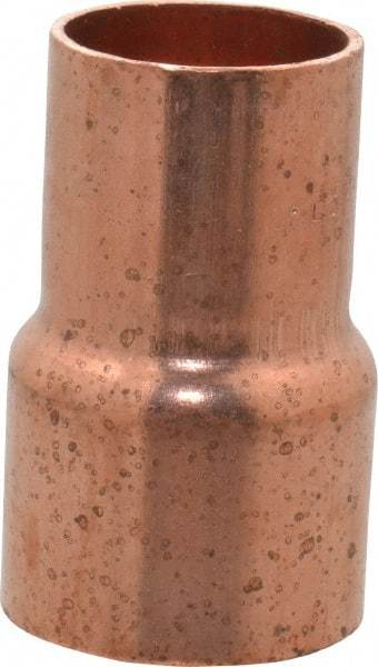 Mueller Industries - 1-1/4 x 1" Wrot Copper Pipe Reducer Coupling - C x C, Solder Joint - Americas Industrial Supply