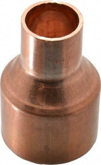 Mueller Industries - 1-1/2 x 3/4" Wrot Copper Pipe Reducer Coupling - C x C, Solder Joint - Americas Industrial Supply