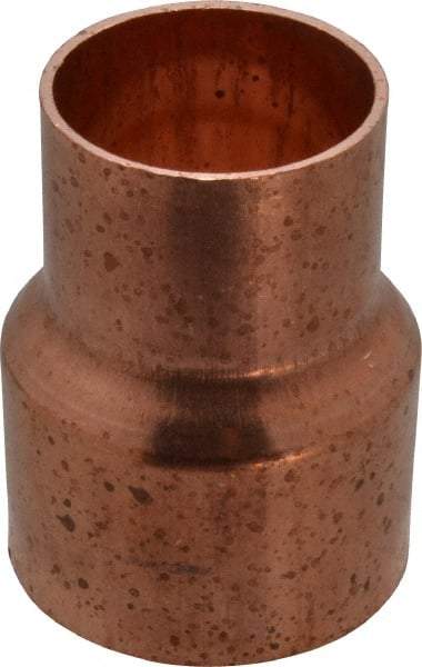 Mueller Industries - 2 x 1-1/2" Wrot Copper Pipe Reducer Coupling - C x C, Solder Joint - Americas Industrial Supply