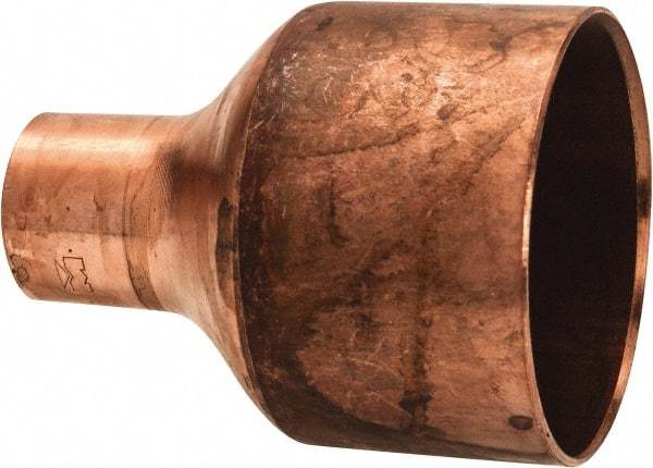 Mueller Industries - 2 x 3/4" Wrot Copper Pipe Reducer Coupling - C x C, Solder Joint - Americas Industrial Supply