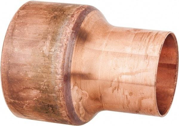 Mueller Industries - 3 x 2" Wrot Copper Pipe Reducer Coupling - C x C, Solder Joint - Americas Industrial Supply
