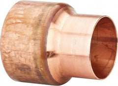 Mueller Industries - 4 x 3" Wrot Copper Pipe Reducer Coupling - C x C, Solder Joint - Americas Industrial Supply