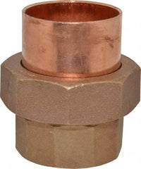 Mueller Industries - 2" Wrot Copper Pipe Union - C x C, Solder Joint - Americas Industrial Supply