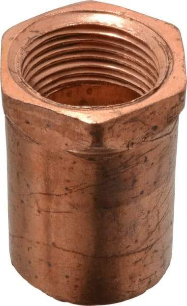 Mueller Industries - 1 x 3/4" Wrot Copper Pipe Adapter - C x F, Solder Joint - Americas Industrial Supply