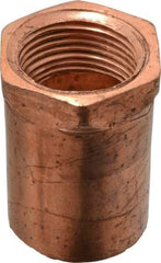 Mueller Industries - 1 x 3/4" Wrot Copper Pipe Adapter - C x F, Solder Joint - Americas Industrial Supply
