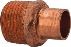 Mueller Industries - 1/2 x 3/4" Wrot Copper Pipe Adapter - C X M, Solder Joint - Americas Industrial Supply