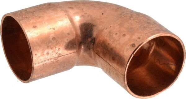 Mueller Industries - 1-1/4" Wrot Copper Pipe 90° Elbow - C x C, Solder Joint - Americas Industrial Supply