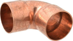 Mueller Industries - 2" Wrot Copper Pipe 90° Elbow - C x C, Solder Joint - Americas Industrial Supply