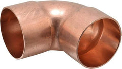 Mueller Industries - 2-1/2" Wrot Copper Pipe 90° Elbow - C x C, Solder Joint - Americas Industrial Supply