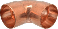 Mueller Industries - 3" Wrot Copper Pipe 90° Elbow - C x C, Solder Joint - Americas Industrial Supply