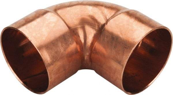 Mueller Industries - 4" Wrot Copper Pipe 90° Elbow - C x C, Solder Joint - Americas Industrial Supply