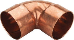 Mueller Industries - 4" Wrot Copper Pipe 90° Elbow - C x C, Solder Joint - Americas Industrial Supply