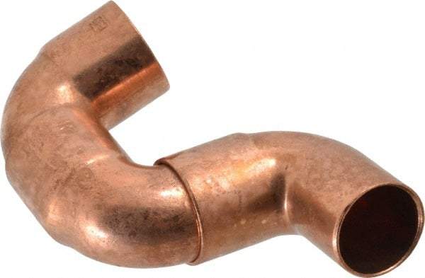 Mueller Industries - 3/4" Wrot Copper Pipe 90° Street Elbow - FTG x C, Solder Joint - Americas Industrial Supply