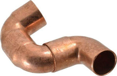 Mueller Industries - 3/4" Wrot Copper Pipe 90° Street Elbow - FTG x C, Solder Joint - Americas Industrial Supply