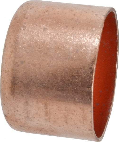 Mueller Industries - 2" Wrot Copper Pipe Tube Cap - C, Solder Joint - Americas Industrial Supply