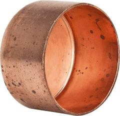 Mueller Industries - 4" Wrot Copper Pipe Tube Cap - C, Solder Joint - Americas Industrial Supply