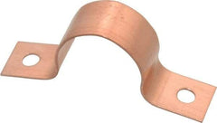 Mueller Industries - 7/8 Pipe, Copper, Pipe or Tube Strap - 2 Mounting Holes - Americas Industrial Supply