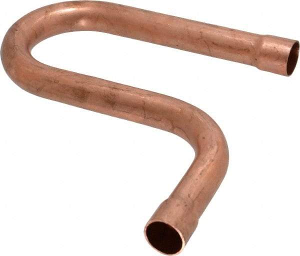 Mueller Industries - 5/8" Wrot Copper Pipe Suction Line P-Trap - C x C, Solder Joint - Americas Industrial Supply