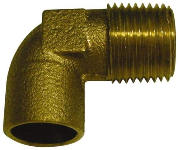 Mueller Industries - 1/2" Cast Copper Pipe 90° Elbow - C X M, Solder Joint - Americas Industrial Supply