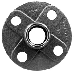 Mueller Industries - 4" Pipe, 9" OD, Cast Copper Companion Pipe Flange - 125 psi, C End Connection, 7-1/2" Across Bolt Hole Centers - Americas Industrial Supply