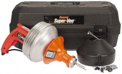 General Pipe Cleaners - Electric Battery Drain Cleaning Machine - For 3" Pipe, 500 Max RPM - Americas Industrial Supply