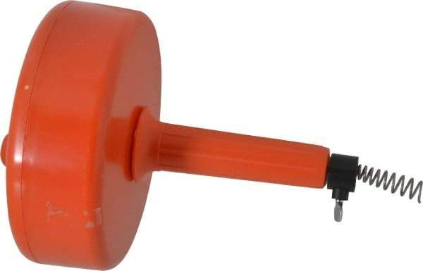 General Pipe Cleaners - For 1-1/4 to 2 Inch Pipe, 25 Foot Cable Length, Handheld, Manual and Hand Drain Cleaner - Plastic Drum - Americas Industrial Supply