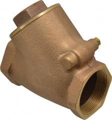 Legend Valve - 2" Bronze Check Valve - Y-Pattern, FNPT x FNPT, 300 WOG - Americas Industrial Supply