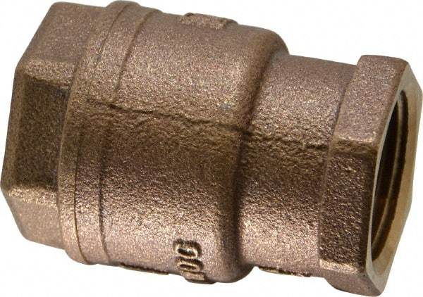 Legend Valve - 1" Bronze Check Valve - Inline, FNPT x FNPT, 250 WOG - Americas Industrial Supply