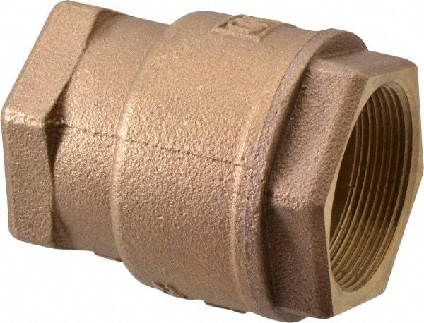 Legend Valve - 2" Bronze Check Valve - Inline, FNPT x FNPT, 250 WOG - Americas Industrial Supply