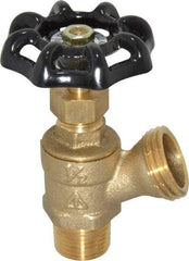 Legend Valve - 1/2 Inch Pipe, Brass, MNPT x GHT End Connection, Boiler Drain Valve - 125 psi WOG Rating, Handwheel Handle - Americas Industrial Supply