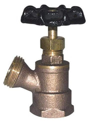 Legend Valve - 1/2" Pipe, Lead Free Brass, FNPT x MGHT End Connection, Boiler Drain Valve - Americas Industrial Supply