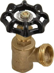 Legend Valve - 1/2 Inch Pipe, Brass, FNPT x GHT End Connection, Boiler Drain Valve - 125 psi WOG Rating, Handwheel Handle - Americas Industrial Supply