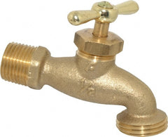 Legend Valve - 1/2 Inch Pipe, 125 psi WOG Rating, Brass Hose Bibb, Stop Valve - Americas Industrial Supply