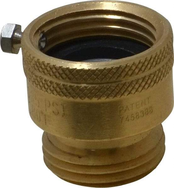 Legend Valve - 3/4" Pipe, 125 Max psi, Brass, Hose Type Vacuum Breaker Valve - Buna-N Seal, GHT End Connections - Americas Industrial Supply