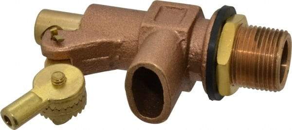 Legend Valve - 3/4" Pipe, Bronze, Mechanical Float Valve - 125 psi, MPT x Plain End Connections - Americas Industrial Supply