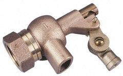 Legend Valve - 1-1/4" Pipe, Bronze, Mechanical Float Valve - 125 psi, NPTF x Plain End Connections - Americas Industrial Supply