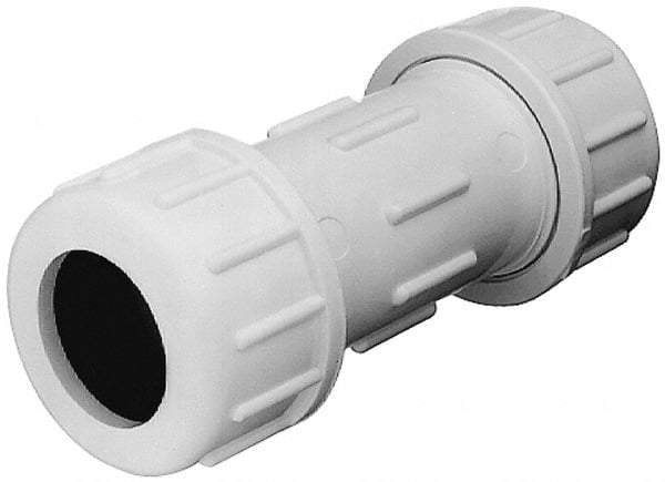 Legend Valve - 2-1/2" Pipe, PVC Compression Pipe Coupling - 150 psi WOG Rating - Americas Industrial Supply