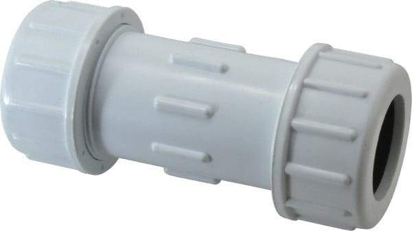 Legend Valve - 1-1/4" Pipe, PVC Compression Pipe Coupling - 150 psi WOG Rating - Americas Industrial Supply