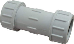 Legend Valve - 1-1/2" Pipe, PVC Compression Pipe Coupling - 150 psi WOG Rating - Americas Industrial Supply