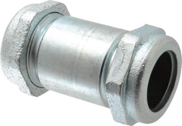 Legend Valve - 1-1/4" Pipe, Galvanized Compression Pipe Coupling - 200 psi WOG Rating - Americas Industrial Supply