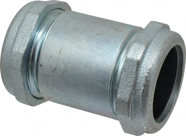 Legend Valve - 2" Pipe, Galvanized Compression Pipe Coupling - 200 psi WOG Rating - Americas Industrial Supply