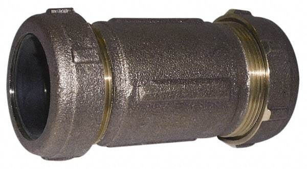 Legend Valve - 1" Pipe, 1-1/4" Copper Tube, Lead Free Brass Compression Pipe Coupling - 125 psi WOG Rating - Americas Industrial Supply