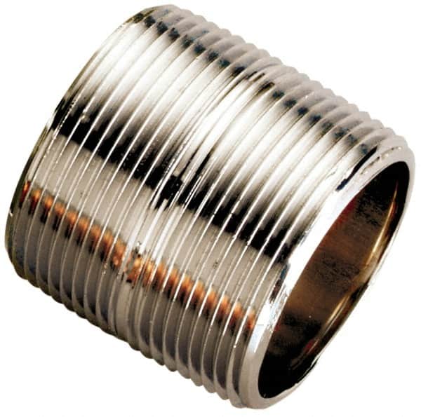 Made in USA - 100 Piece, 3/4" Pipe, Galvanized Pipe Nipple Set - Schedule 40, (25) Close, (20) 2, (10) 2-1/2, (10) 3, (5) 3-1/2, (10) 4, (5) 4-1/2, (5) 5, (5) 5-1/2, (5) 6 - Americas Industrial Supply