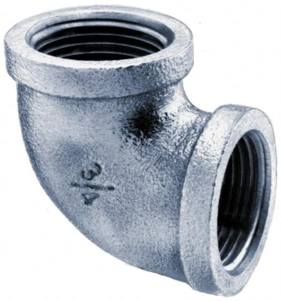 Merit Brass - 4" Grade 304 Stainless Steel Pipe 90° Elbow - FNPT x FNPT End Connections, 150 psi - Americas Industrial Supply