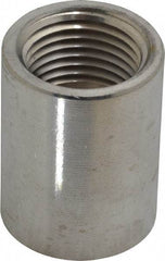 Merit Brass - 1/2" Grade 304 Stainless Steel Pipe Coupling - FNPT x FNPT End Connections, 150 psi - Americas Industrial Supply
