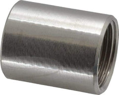 Merit Brass - 3/4" Grade 304 Stainless Steel Pipe Coupling - FNPT x FNPT End Connections, 150 psi - Americas Industrial Supply