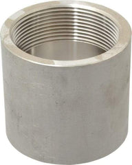 Merit Brass - 2" Grade 304 Stainless Steel Pipe Coupling - FNPT x FNPT End Connections, 150 psi - Americas Industrial Supply